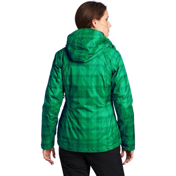 Columbia Ski Jacket Womens S Green Interchange Omni Tech Whirlibird Outer Shell - Picture 2 of 16